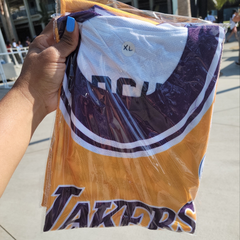 Lakers Gold and Purple Men's Jersey
